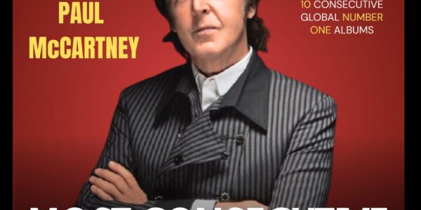 CONGRATULATIONS: “Billboard officially announced: Paul McCartney sets a historic record, becoming the only artist to have 10 consecutive global number-one albums — an achievement that stunned the music world…”