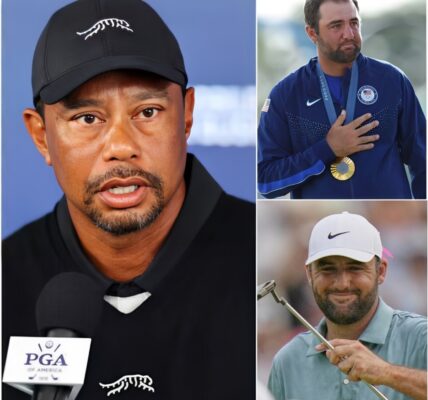 BREAKING🚨 Tiger Woods shocked the golf world when he spoke out about Scottie Scheffler: “What is happening to Scottie is a crime against golf. How can someone be so cruel and abandon a 29-year-old guy who is carrying the weight of America on his shoulders?” He also issued a 12-word warning that shocked the golf world, sparking a fierce debate. The culprit responded after five minutes…