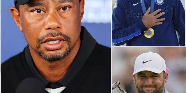 BREAKING🚨 Tiger Woods shocked the golf world when he spoke out about Scottie Scheffler: “What is happening to Scottie is a crime against golf. How can someone be so cruel and abandon a 29-year-old guy who is carrying the weight of America on his shoulders?” He also issued a 12-word warning that shocked the golf world, sparking a fierce debate. The culprit responded after five minutes…