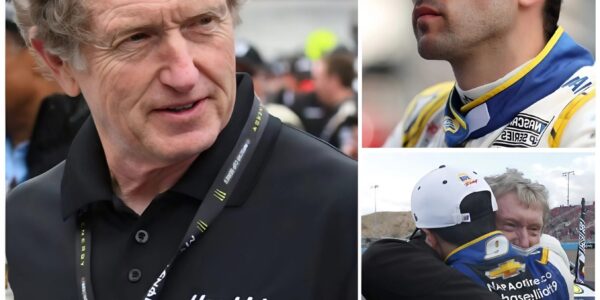 "It's a crime to touch my son,"** racing legend Bill Elliott boldly declared, his voice firm, shaking the entire audience. This powerful statement was made when Bill passionately defended his son, Chase Elliott responded with words that left everyone speechless: "Thank you, Dad, for always silently supporting me."What prompted such a powerful statement.