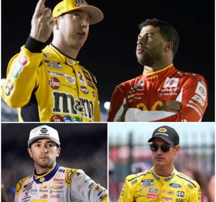 BREAKING NEWS: Joey Logano, Kyle Busch, and Chase Elliott have SHOCKED the racing world by filing a massive lawsuit against NASCAR, accusing Bubba Wallace of deliberately causing chaos — but Bubba’s ICY 5-word response left everyone speechless…