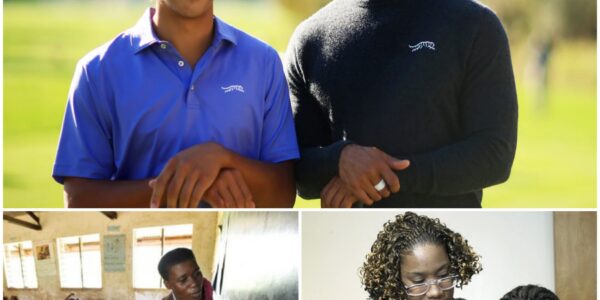 BREAKING NEWS: Golf legend Tiger Woods, together with his son Charlie, has just stunned the world by donating 2 tons of food to California elementary schools — but it’s the unexpected heartfelt letter urging teacher pay raises that has fans completely shocked and inspired…