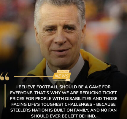 Steelers Owner Announces Ticket Price Reductions for Disabled Fans and Families Facing Hardship