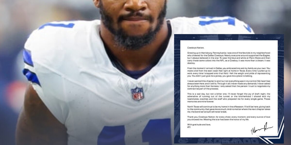 From Dallas to Green Bay: Micah Parsons’ Emotional Goodbye and Bold New Future