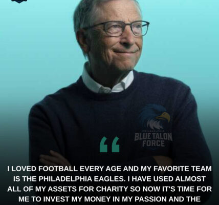 Billionaire Bill Gates, founder of the Bill & Melinda Gates Foundation, will use all of his last money to do his favorite thing, which is investing money in the Philadelphia Eagles, with the statement "I will use all my relationships and money to help the Eagles successfully defend the 2025 Super Bowl."