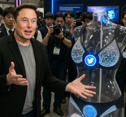BREAKING NEWS: Elon Musk shocked the world with an unexpected invention — “Smart Biometric Bra” that only opens with a fingerprint, but only accepts the fingerprint of the chosen partner! 🚀 A controversial turning point, combining technology – love – security, leaving the world stunned…