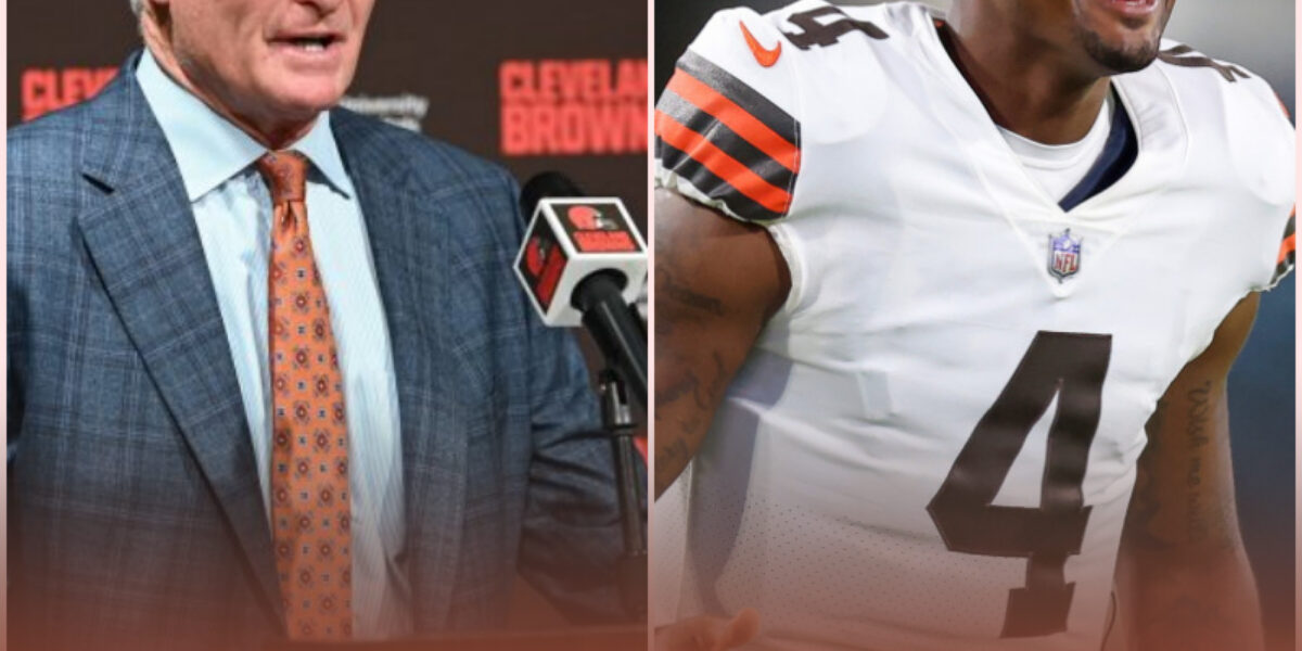 BREAKING NEWS: The future of the Cleveland Browns has just been secured — Team President Jimmie Haslam announced the contract of the century: Deshaun Watson will be with the Browns for life with an unprecedented commitment in NFL history! From a young quarterback with dreams of greatness, Watson has now officially become the immortal soul of Cleveland, sending shockwaves throughout the entire NFL community!