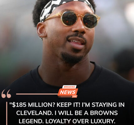 Myles Garrett Rejects $185 Million Deal, Chooses Legacy Over Financial Gain...