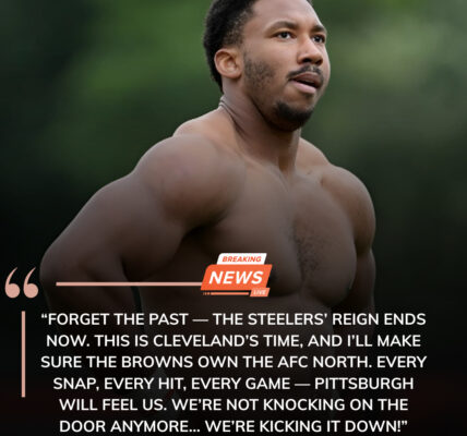 Myles Garrett Declares War: Browns’ Defensive Titan Sets Sights on Steelers in AFC North Showdown
