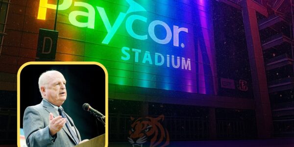 Cincinnati Bengals CEO Mike Brown has fired dozens of employees at Paycor Stadium after they flouted the rules by lighting up the stadium at night in support of a campaign to support the gay community...