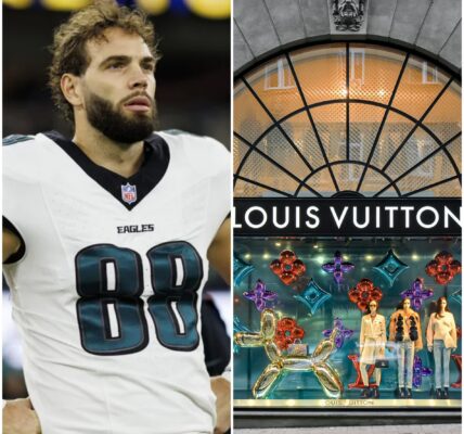 BREAKING: Louis Vuitton employees taunted a casually dressed man and stopped him at the door — 48 hours later, they were stunned to find out it was Eagles star Dallas Goedert. He was just going to buy his mom something she wanted but now because of the Employee's attitude the whole NFL community is cheering! Never judge a man by his clothes...