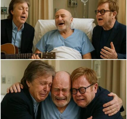Phil Collins lay gravely ill in a London hospital when Paul McCartney arrived unannounced, carrying his old guitar. Sitting beside his frail friend...