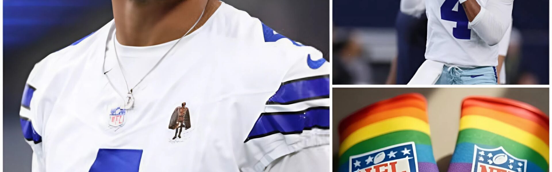Dak Prescott Speaks Out After NFL Bans Rainbow Armbands: “Football Is for Everyone”