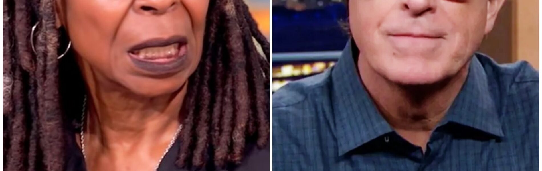 “He’s Just an MC” — The Moment Stephen Colbert Silenced Whoopi Goldberg on Live Television