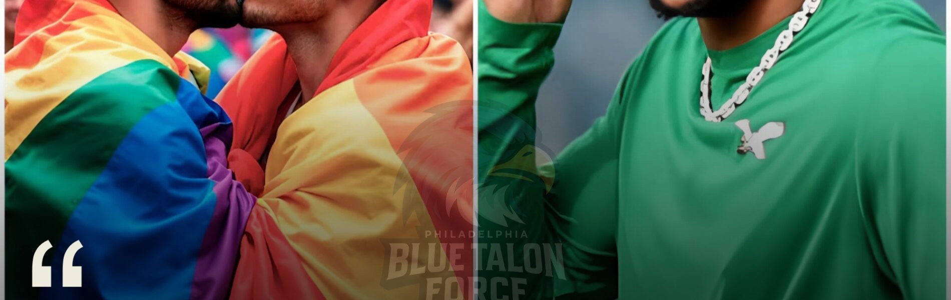 BREAKING NFL NEWS: A wave of emotion hit the football world as Philadelphia Eagles superstar Saquon Barkley made headlines by joining Pride activities, carrying the powerful message: “Football has no distance from LGBT.”