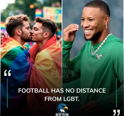 BREAKING NFL NEWS: A wave of emotion hit the football world as Philadelphia Eagles superstar Saquon Barkley made headlines by joining Pride activities, carrying the powerful message: “Football has no distance from LGBT.”