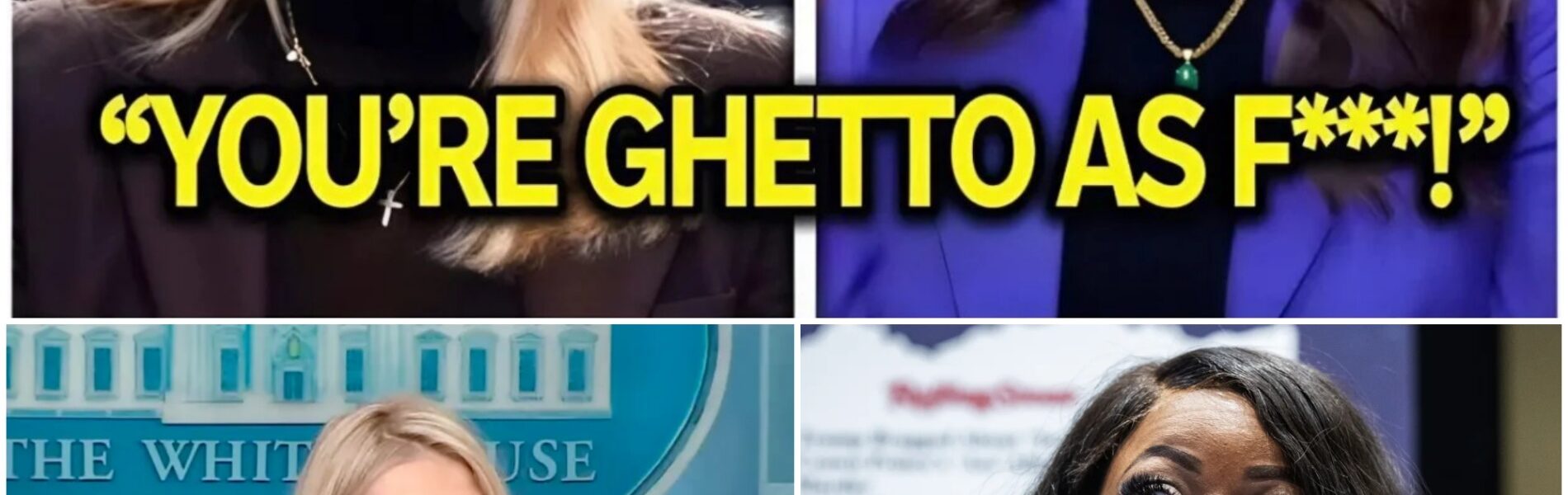 Karoline Leavitt Insults Jasmine Crockett, Calls Her “Ghetto” — What Happened Next Left America Speechless