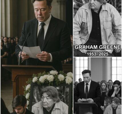 "In a touching tribute at Graham Greene's funeral, Elon Musk revealed the actor's final wish - that his entire $50 million fortune would go toward building schools and hospitals for children in the impoverished state of Ar.."