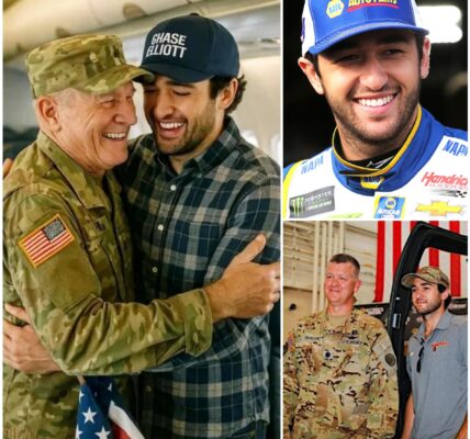 GOOD NEWS ✈️: NASCAR star Chase Elliott gave up his first-class seat for a veteran—but what he did afterward left the entire flight in stunned silence, and even the veteran himself fighting back tears…