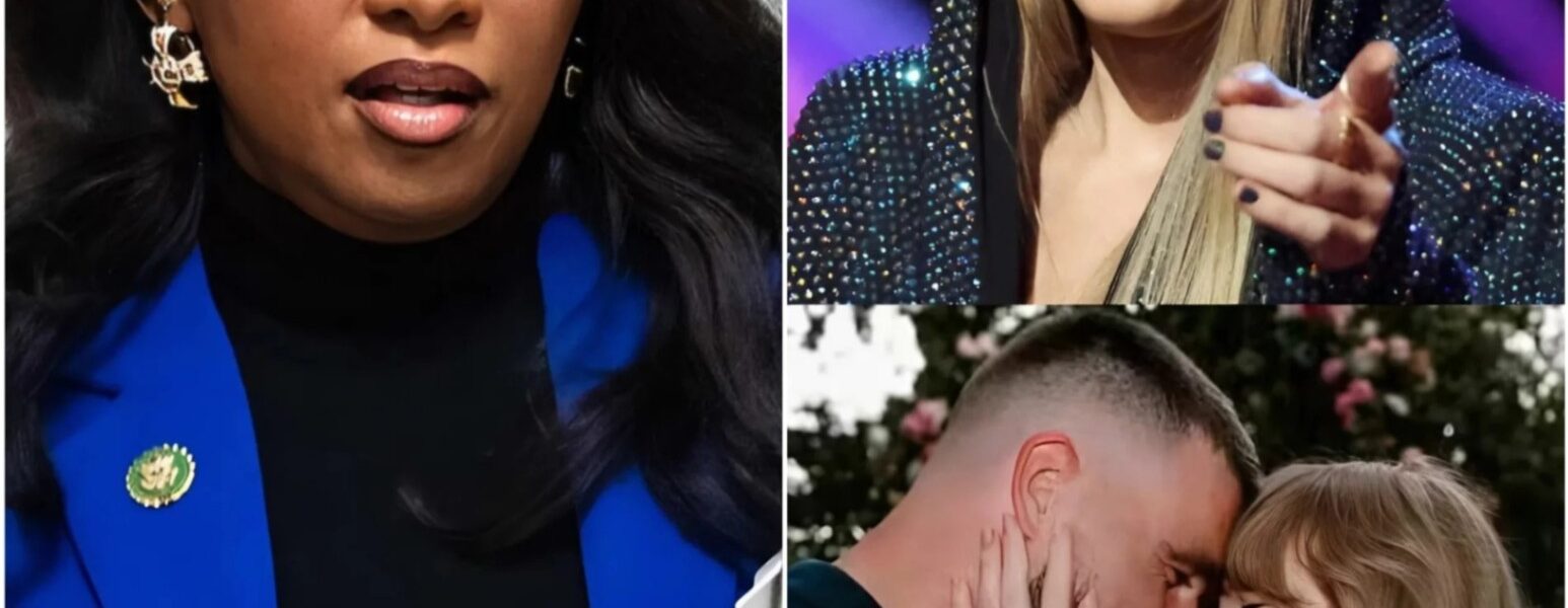 “The Shock Between the Field & Showbiz!” — Jasmine Crockett Criticizes Travis Kelce, Taylor Swift Steps In, and One Answer Freezes the Internet