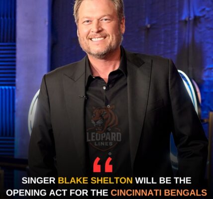 BREAKING NEWS: Singer Blake Shelton will be the opening act for the Cincinnati Bengals vs Cleveland Browns game after rehearsal photos revealed he's a die-hard Bengals fan.