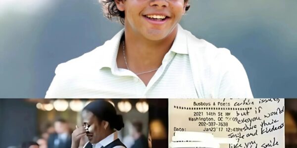 Heartfelt story: Waitress Sees Charlie Woods’s Check, Reads the Note, and Bursts into Tears
