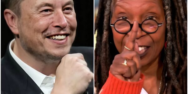 LIVE TV SHOWDOWN: During a heated segment, Whoopi Goldberg turned to Elon Musk and sneered, “Without Tesla, you’d be nothing.” The audience let out a collective gasp, the studio fell silent, and cameras caught Musk’s expression shift from amused to razor-sharp. Then, in perfect calm, he delivered 7 cutting words that not only silenced Whoopi but had the entire panel stunned — and the crowd on their feet. Social media exploded within minutes, with fans calling it “the most savage comeback of the year.”