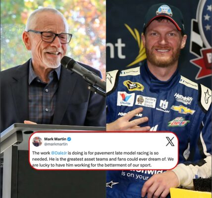 BREAKING NEWS:: “Mark Martin Calls Dale Jr. the Greatest Asset in Short Track Racing, Boosting CARS Tour, Prize Money, and Grassroots Energy for Fans and Teams”