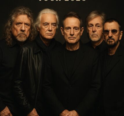 LEGENDS UNITED — ONE LAST RIDE 2026. The impossible has become reality: ROBERT PLANT, JIMMY PAGE, JOHN PAUL JONES, PAUL McCARTNEY, and RINGO STARR — two bands that defined history, now ONE STAGE, ONE FAREWELL. From STAIRWAY TO HEAVEN to LET IT BE, the echoes of ZEPPELIN’S THUNDER and THE BEATLES’ SOUL will collide in a blaze of glory. This isn’t just a concert — it’s the FINAL HEARTBEAT of an ERA, the moment where GENERATIONS meet and GOODBYE becomes LEGEND. 🔥 ONE STAGE. ONE RIDE. ONE LAST THUNDER BEFORE THE SILENCE. Full tour dates and cities… revealed NOW.