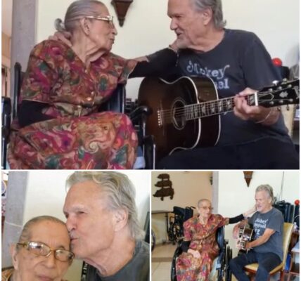 Kris Kristofferson's visit to his 93-year-old former nanny, Juanita Cantu, where he serenades her with a song, is truly heartwarming. In a touching moment that showcases their deep bond, the legendary singer-songwriter takes the time to honor the woman who cared for him in his younger years...