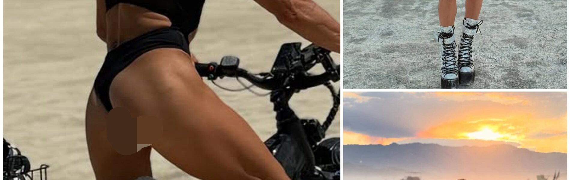 HOT PHOTOS: Danica Patrick releases a series of daring photos while enjoying herself at Burning Man