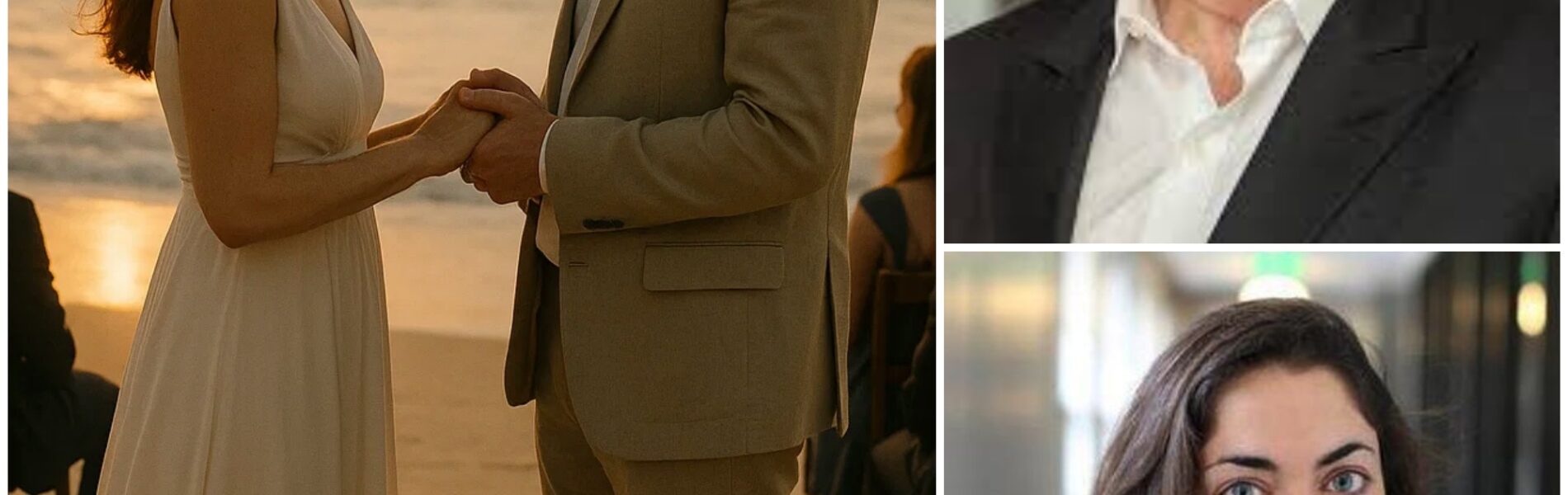 INTERNET EXPLODES: Elon Musk’s secret beach wedding has been LEAKED — and the twist isn’t the ocean vows or Shivon Zilis at his side… it’s the SHADOW in the background. No gowns, no paparazzi, just waves, whispers, and a mysterious figure lurking inches away from the couple. Fans are losing their minds, convinced they’ve spotted one of the most powerful people alive — someone who should never have been there…