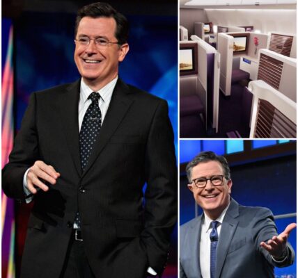 Stephen Colbert Silences Heckler on Flight With One Sentence, Leaving First-Class Cabin Stunned