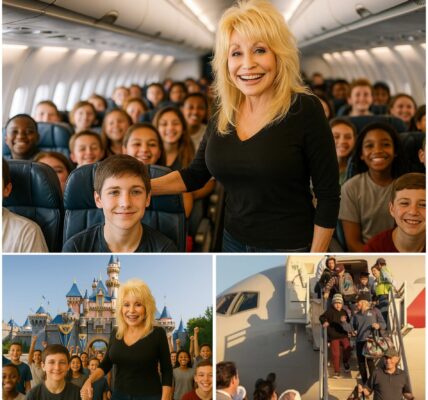 Dolly Parton just reminded the world why she’s not only a legend but a living angel. 🇺🇸 In an extraordinary act of compassion, she sponsored a Disneyland trip for over 1,000 children of fallen U.S. soldiers — giving them laughter, healing, and memories of a lifetime. From “We Remember” pins to 600 flags waving proudly, the moment was unforgettable — but nothing compared to what Dolly did during the final candlelight vigil...