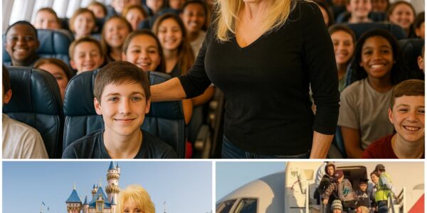 Dolly Parton just reminded the world why she’s not only a legend but a living angel. 🇺🇸 In an extraordinary act of compassion, she sponsored a Disneyland trip for over 1,000 children of fallen U.S. soldiers — giving them laughter, healing, and memories of a lifetime. From “We Remember” pins to 600 flags waving proudly, the moment was unforgettable — but nothing compared to what Dolly did during the final candlelight vigil...