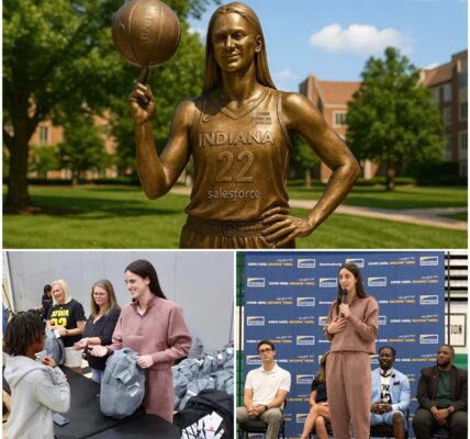 Caitlin Clark Honored With Bronze Statue at Her Former School for Philanthropic Contributions