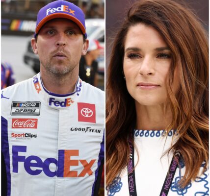 🔴 JUST IN: Danica Patrick SHOOK America with a 10-word BOMB aimed at Denny Hamlin — and his shocking 3-word clapback wasn’t just a comeback… it was a declaration that left fans breathless, the NASCAR world in CHAOS, and everyone asking: What happens next?