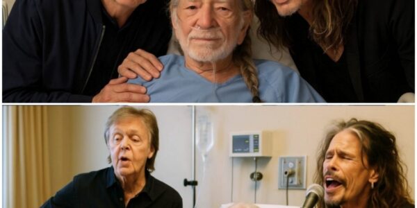 When word spread that Willie Nelson’s breathing had worsened, sending the country legend back into the hospital, fans braced for the worst. But what no one expected was the sight that followed: Paul McCartney and Steven Tyler walking side by side into his room.