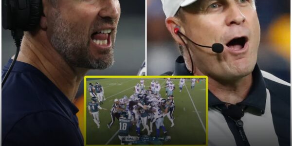 BREAKING : Dallas Cowboys head coach brian schottenheimer receives $300,000 fine and 3-game suspension after yelling at referee following player-on-player collision in game against Eagles