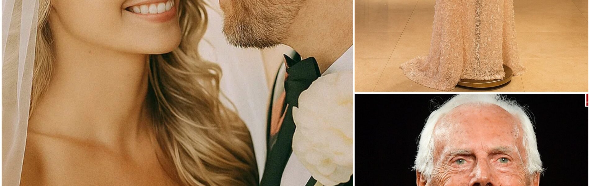 The Giorgio Armani dress that Amy Reimann (Dale Earnhardt Jr.'s wife) ordered was for her wedding anniversary, but Armani passed away when the dress was only 80% complete. And she made a decision that surprised everyone...