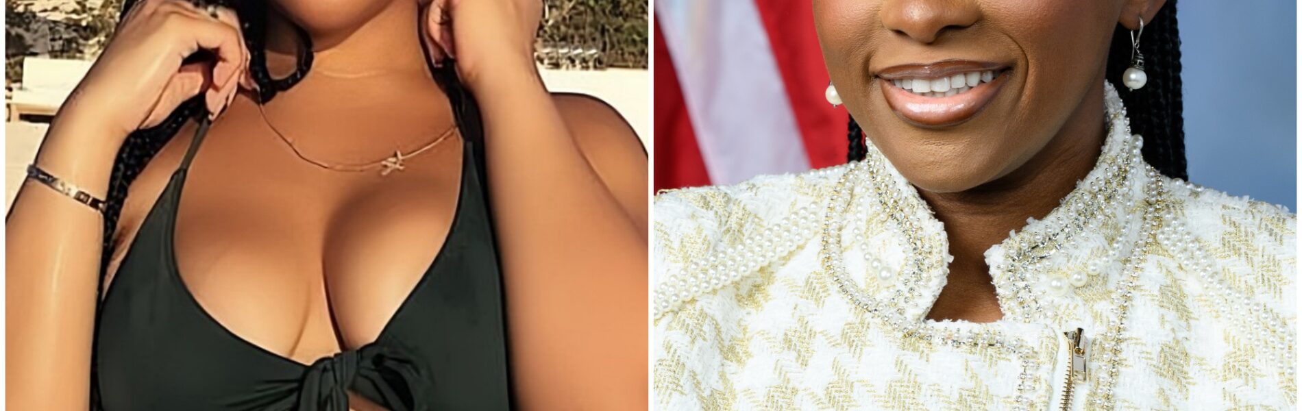 Jasmine Crockett Turns a Quiet Beach Day Into a Viral Spectacle No One Saw Coming