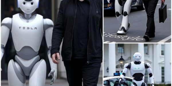 BREAKING: Elon Musk just stunned the world — spotted casually walking down the street with a full-functioning Tesla humanoid robot at his side. Witnesses frozen in disbelief, phones out, capturing what looked like the future arriving too soon… What secret mission is this robot really built for?