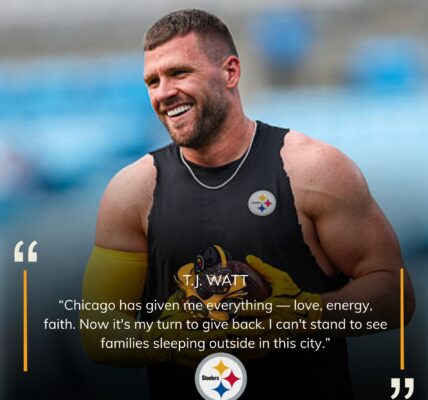 BREAKING: Pittsburgh Steelers tight end TJ WAtt has pledged $5 million from his latest sponsorship deals to fund homeless shelters across Chicago.
