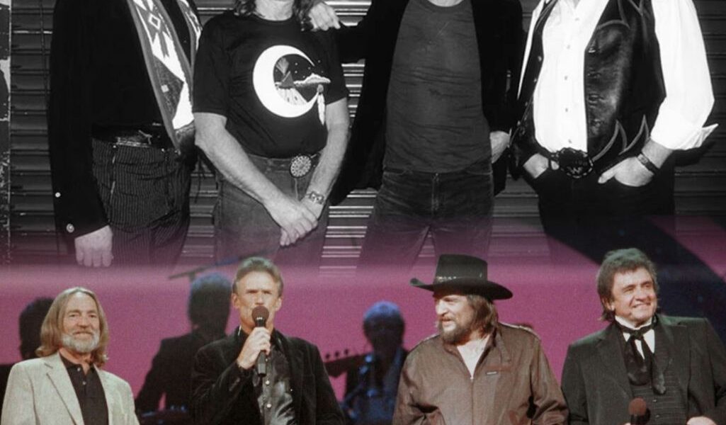 Four legends. One stage. One timeless moment. Johnny Cash, Willie Nelson, Waylon Jennings, and Kris Kristofferson didn’t just perform “Silver Stallion”—they became it...