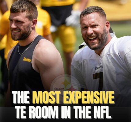 The Pittsburgh Steelers are making a significant financial investment at the tight end position, carrying the most expensive TE room in the NFL heading into 2025, valued at $27.5 million.