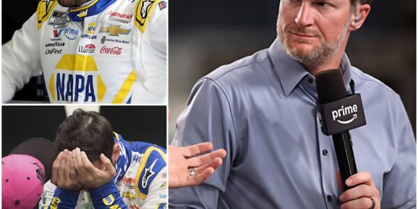 The NASCAR world is shaken as legendary driver Dale Earnhardt Jr. speaks out about driver Chase Elliott: “What is happening to Elliott is a crime against NASCAR. – X