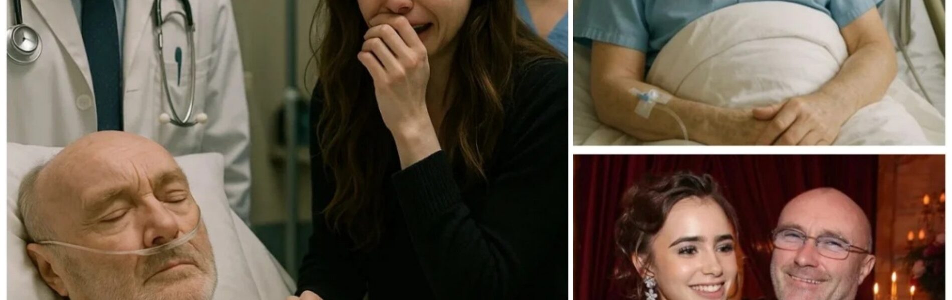 IMPACT NEWS: 30 Minutes Ago in London — Lily Collins Breaks Down in Tears, Sharing Urgent Message About Her Father, Music Legend Phil Collins