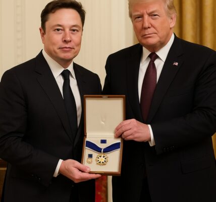 SHOCKING: ELON MUSK just received the MEDAL OF FREEDOM — personally awarded by TRUMP! The unexpected honor has left the world stunned, raising questions about the hidden reasons behind this unprecedented move...