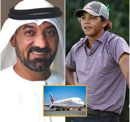 SHOCKING: EMIRATES AIRLINES just announced a groundbreaking sponsorship for 16-year-old golf prodigy CHARLIE WOODS — unlimited FIRST-CLASS TRAVEL to tournaments and a $2 MILLION annual deal! Charlie’s heartfelt response stunned the world, leaving fans and Emirates’ chairman equally speechless...