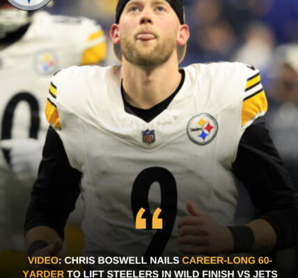 Chris Boswell Nails Career-Long 60-Yarder to Lift Steelers in Wild Finish vs Jets